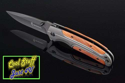 DA43 WITH ROSE WOOD INLAY & HIGH QUALITY BLADE - AWESOME KNIFE!!!